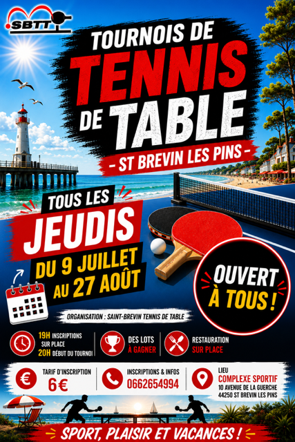 Les tournois d&rsquo;été approchent !